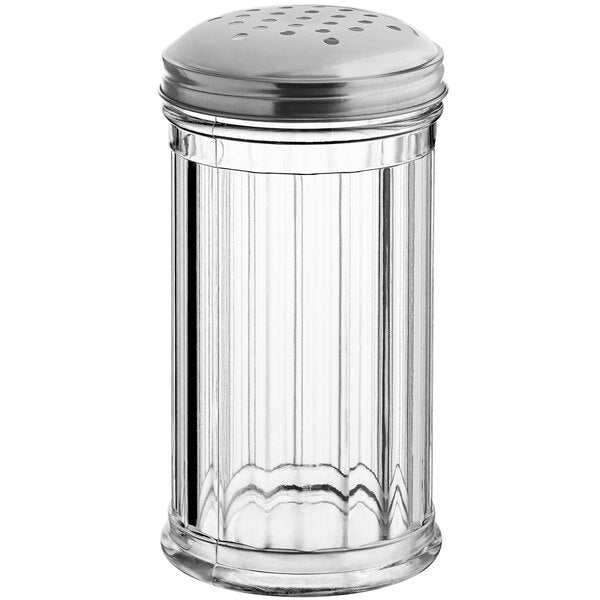 12 oz. Plastic Cheese Shaker with Perforated Lid