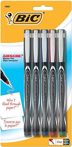 Bic Intensity Felt Marker Pens (5 pk)
