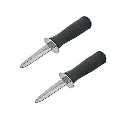 Set of Two Stainless Steel 3" "Boston Style" Oyster Knives