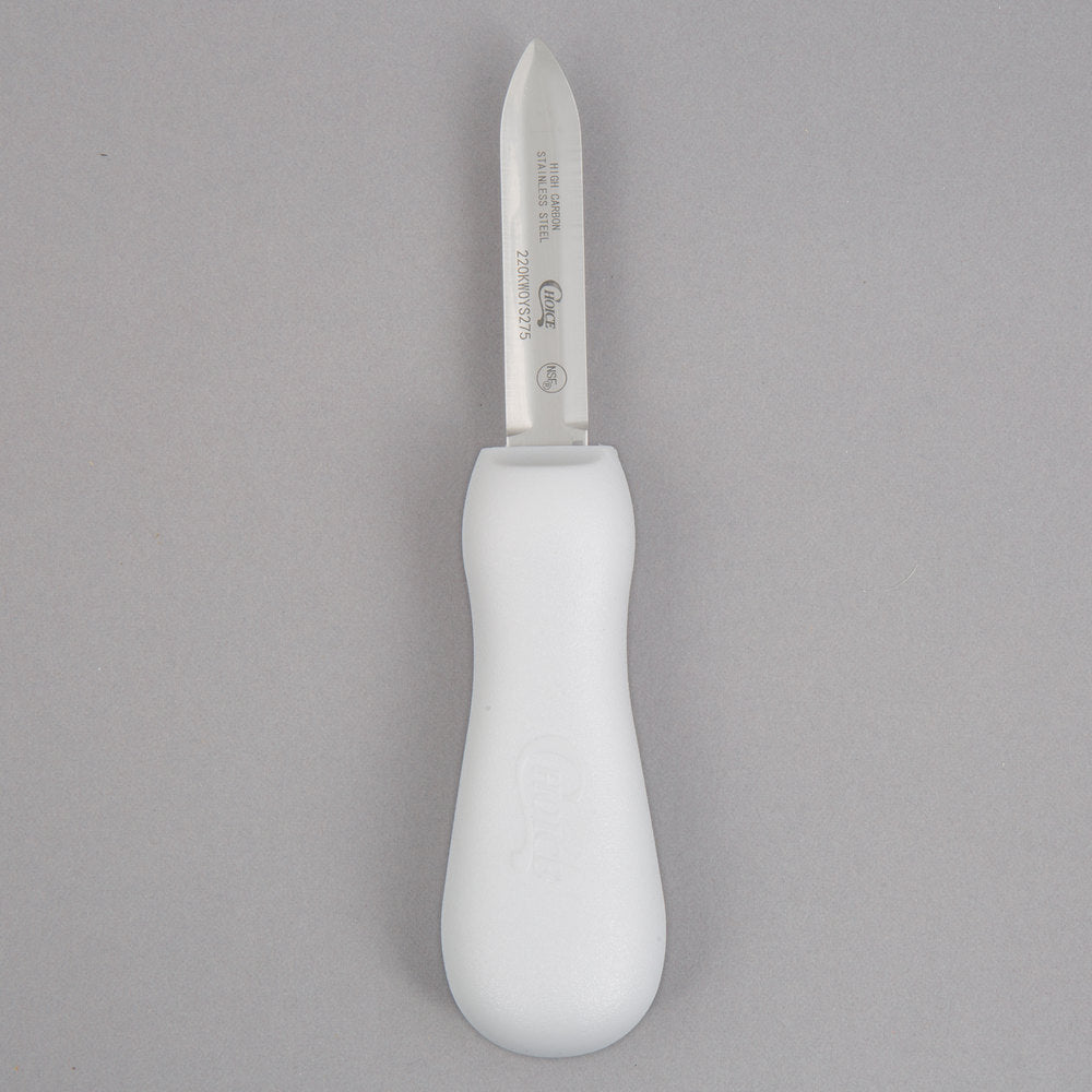 2.75" White Providence Style Oyster Knife