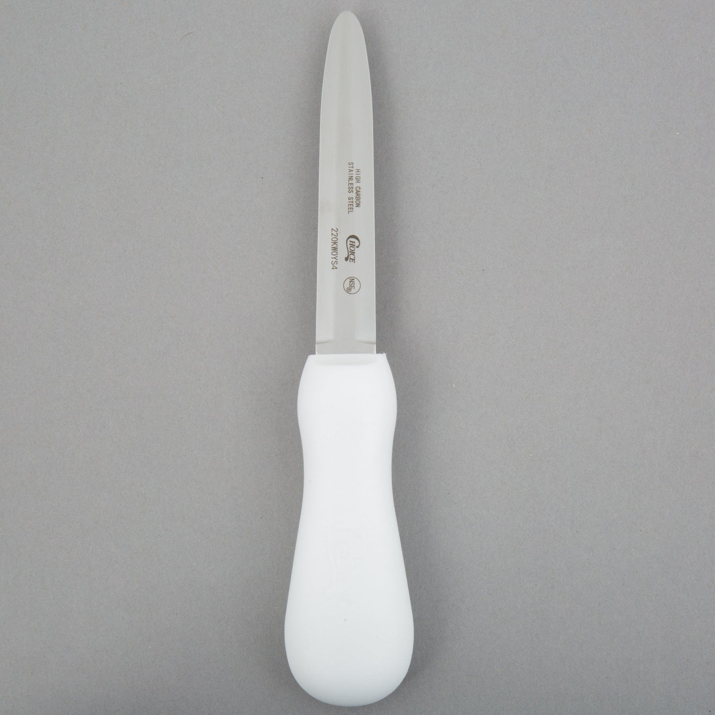 4" White Galveston Style Oyster Knife