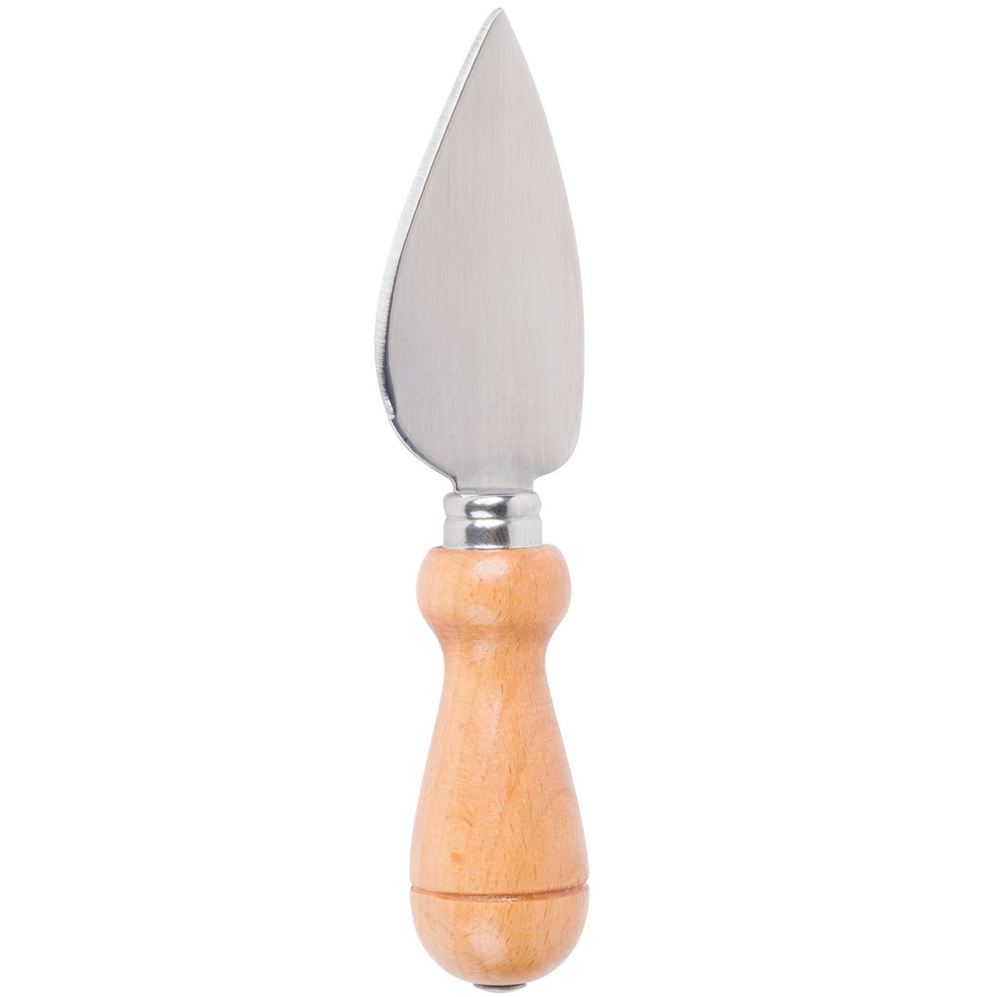6 3/4" Stainless Steel Hard Cheese Knife with Beechwood Handle