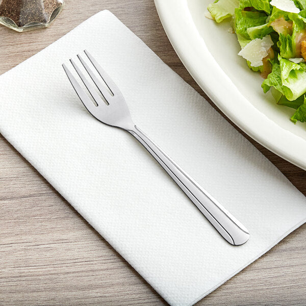 Dominion 6-1/8" 18/0 Stainless Steel Salad Forks (Set of 12)