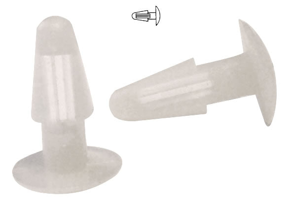 50 Small Double-wrap Rivets for Patio Vinyl Strapping