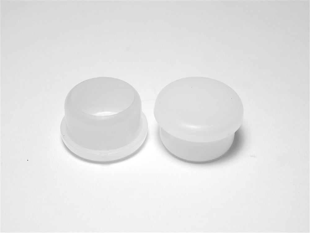 8 Round Flat Glide Inserts (7/8" O.D. 3/4" I.D.) for Furniture Tubing