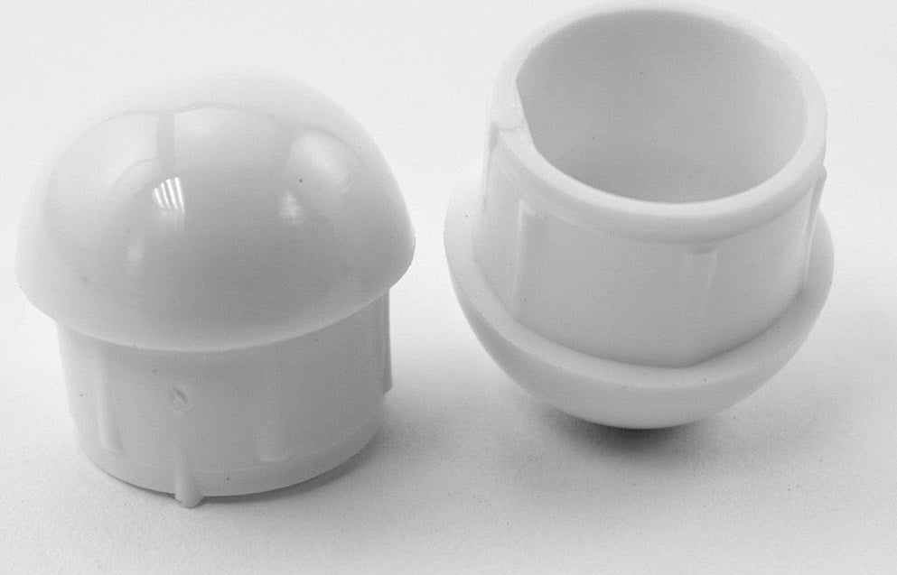 32 1" Round Dome Inserts for Patio Furniture Legs/Tubing