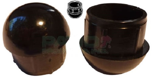 12 1" Round Dome Inserts for Patio Furniture Legs/Tubing