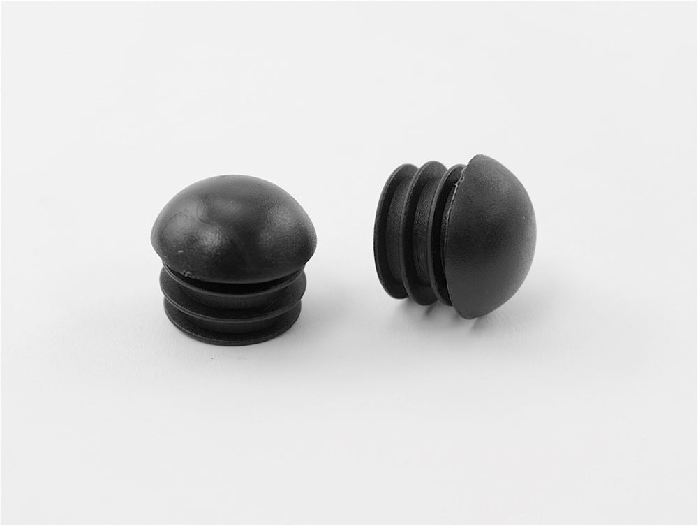 4 Round 7/8" Multi-Gauge Domed Glide Inserts for Furniture Tubes/Legs