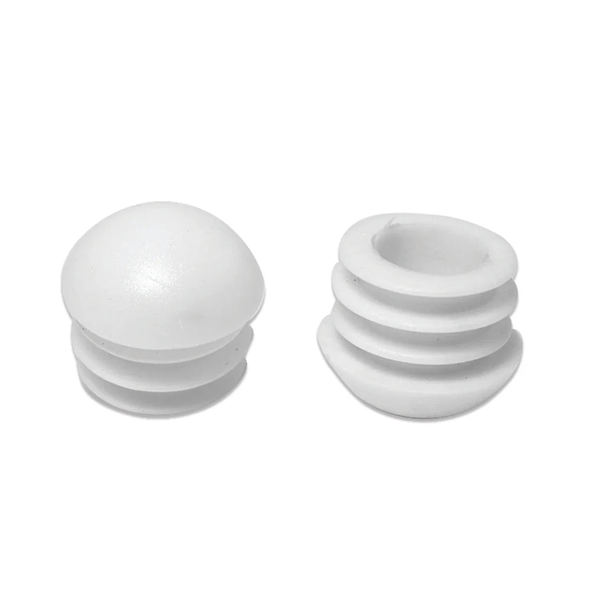 8 Round 7/8" Multi-Gauge Domed Glide Inserts for Furniture Tubes/Legs