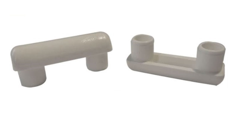 4 Domed Insert Glides - 2" x 5/8" O.D. for Patio Furniture Tubes/Legs