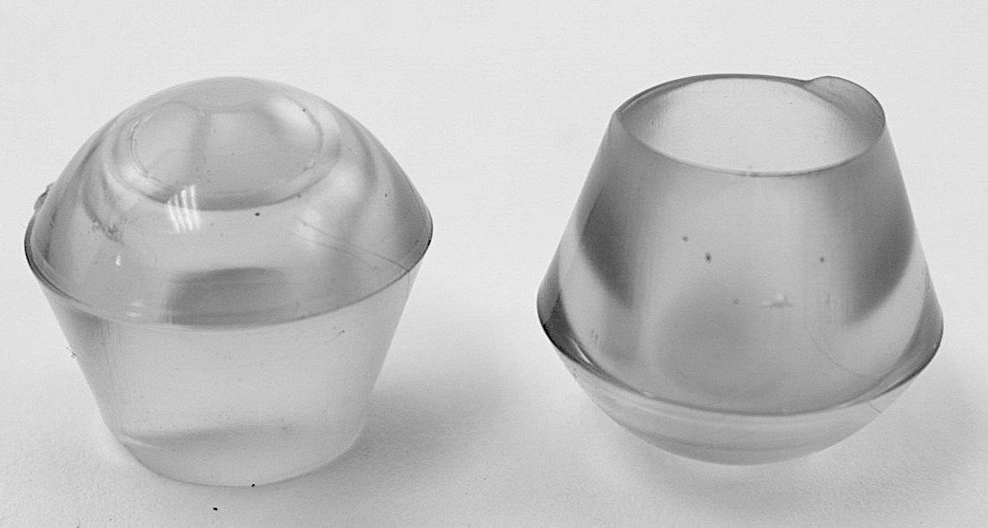 4 Vinyl Teardrop 5/8" Chair Leg/Tube Inserts
