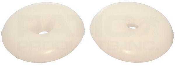 8 Nylon 1-1/8" Disk Cap Screw Glides for Patio Furniture Legs