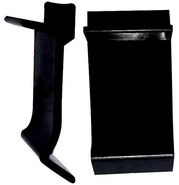 6 Table Rim Clips 3/4" x 1-9/16" - Helps Support Glass Tabletops