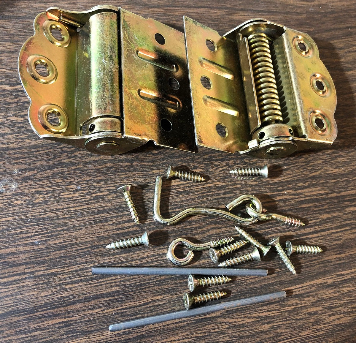 Stanley Screen Door Set Steel with Satin Brass Finish SP1172