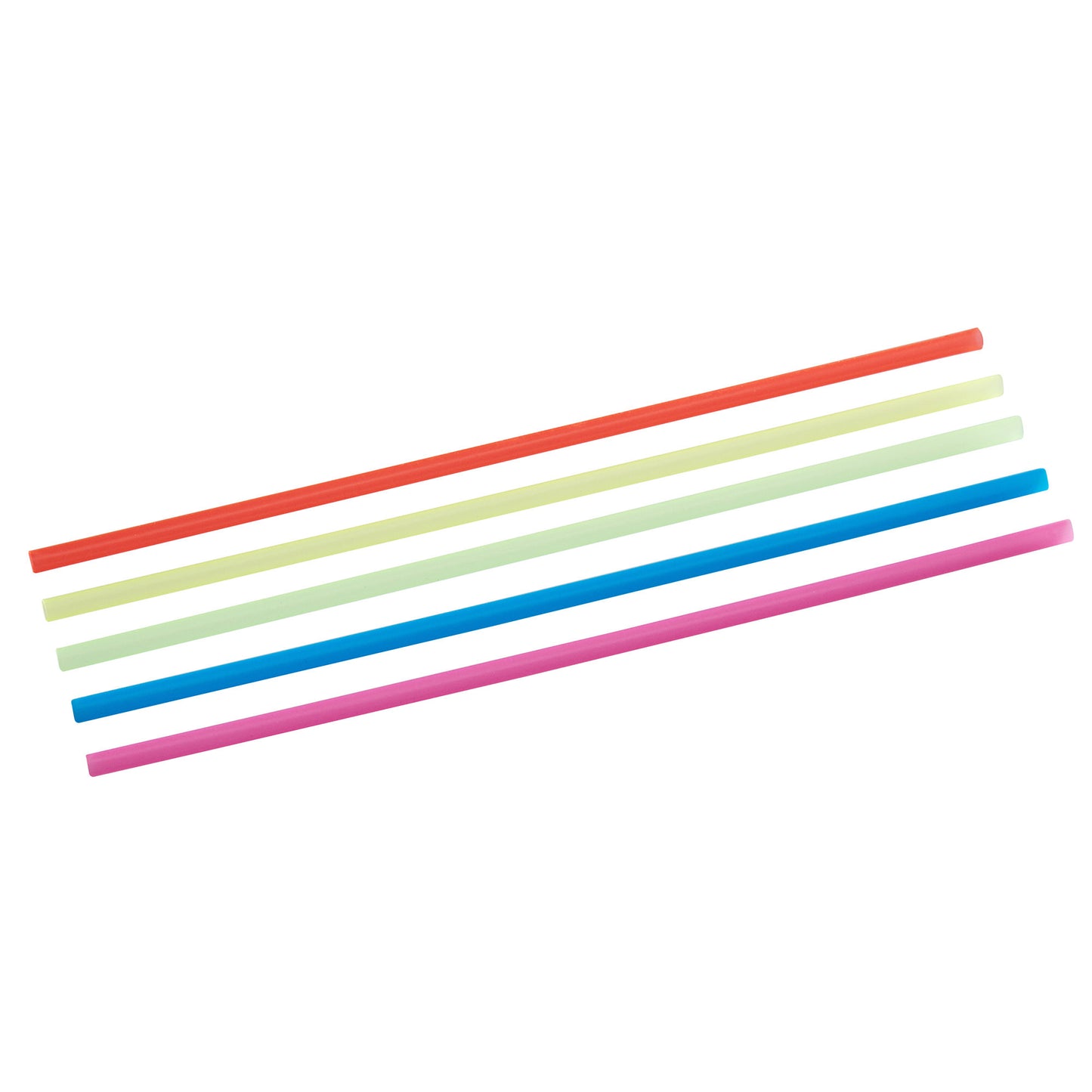 1000 5" Neon Beverage Stirrers/Sip Straws
