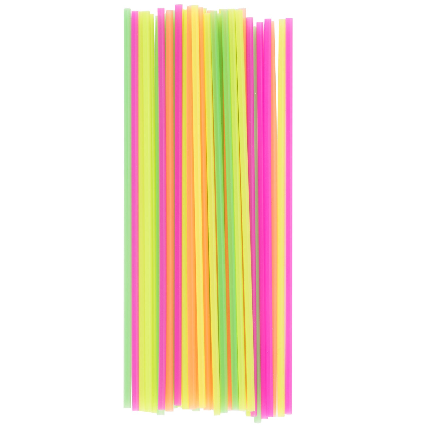 500 7.5" Neon Beverage Stirrers/Sip Straws