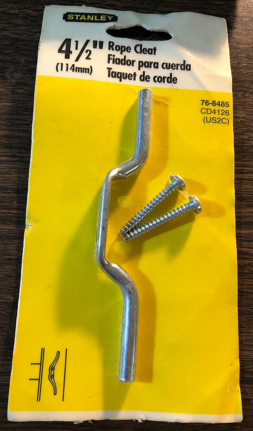 Stanley Hardware 4.5" 76-6485 Zinc Rope Cleat