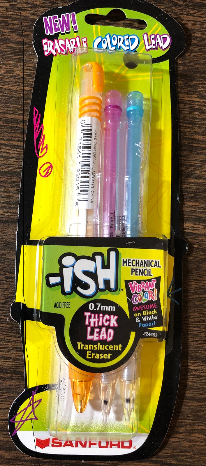 Sanford -ish Vintage 3 Pack Colored Mechanical Pencils