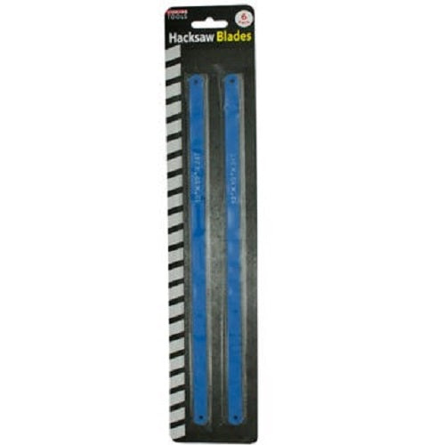 6-Piece Carbon Steel Hacksaw Blades Set