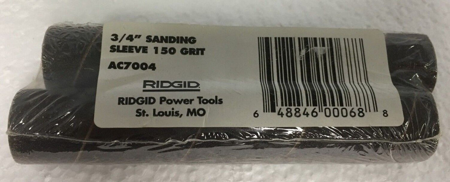 Ridgid 2-Pack 3/4" Fine Sanding Sleeves 150 Grit AC7004