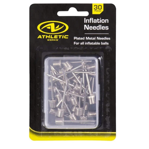 30 Pack Inflation Pump Needles with Plastic Case
