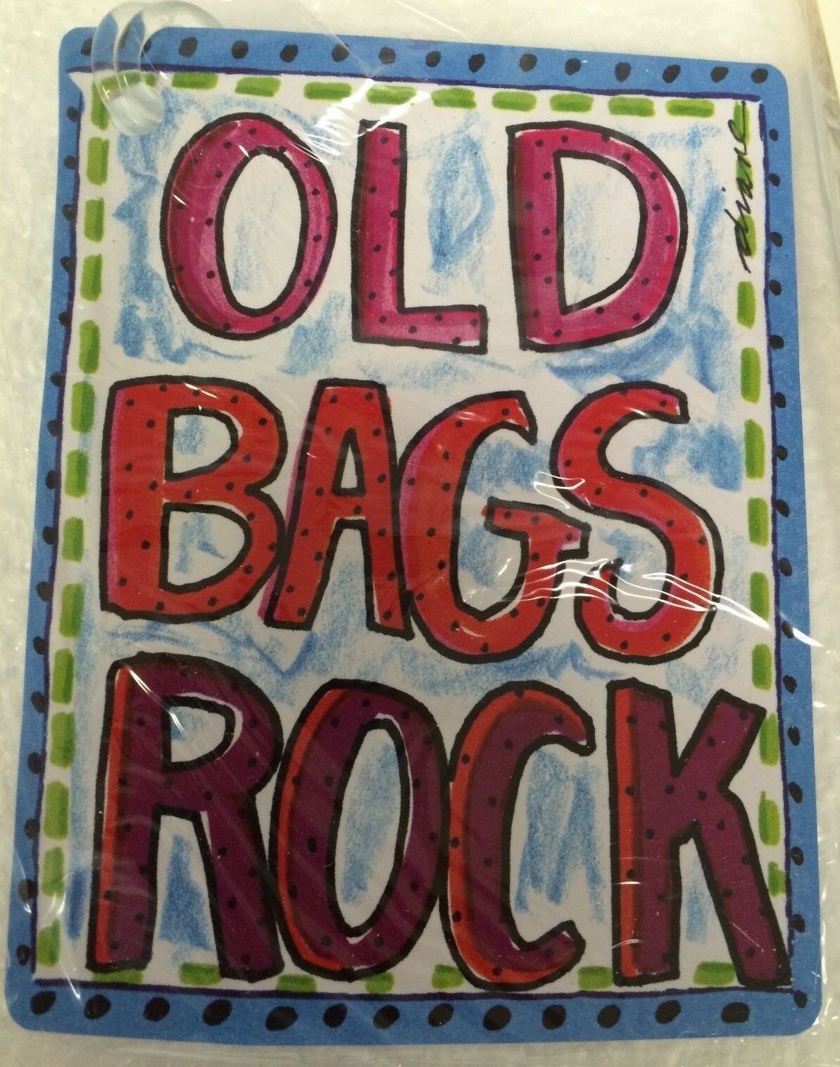 Old Bags Rock Luggage Tags (set of 6)
