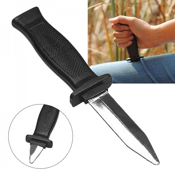 Disappearing Trick Fake Novelty Prop Dagger Knife for Pranks/Gags/Jokes