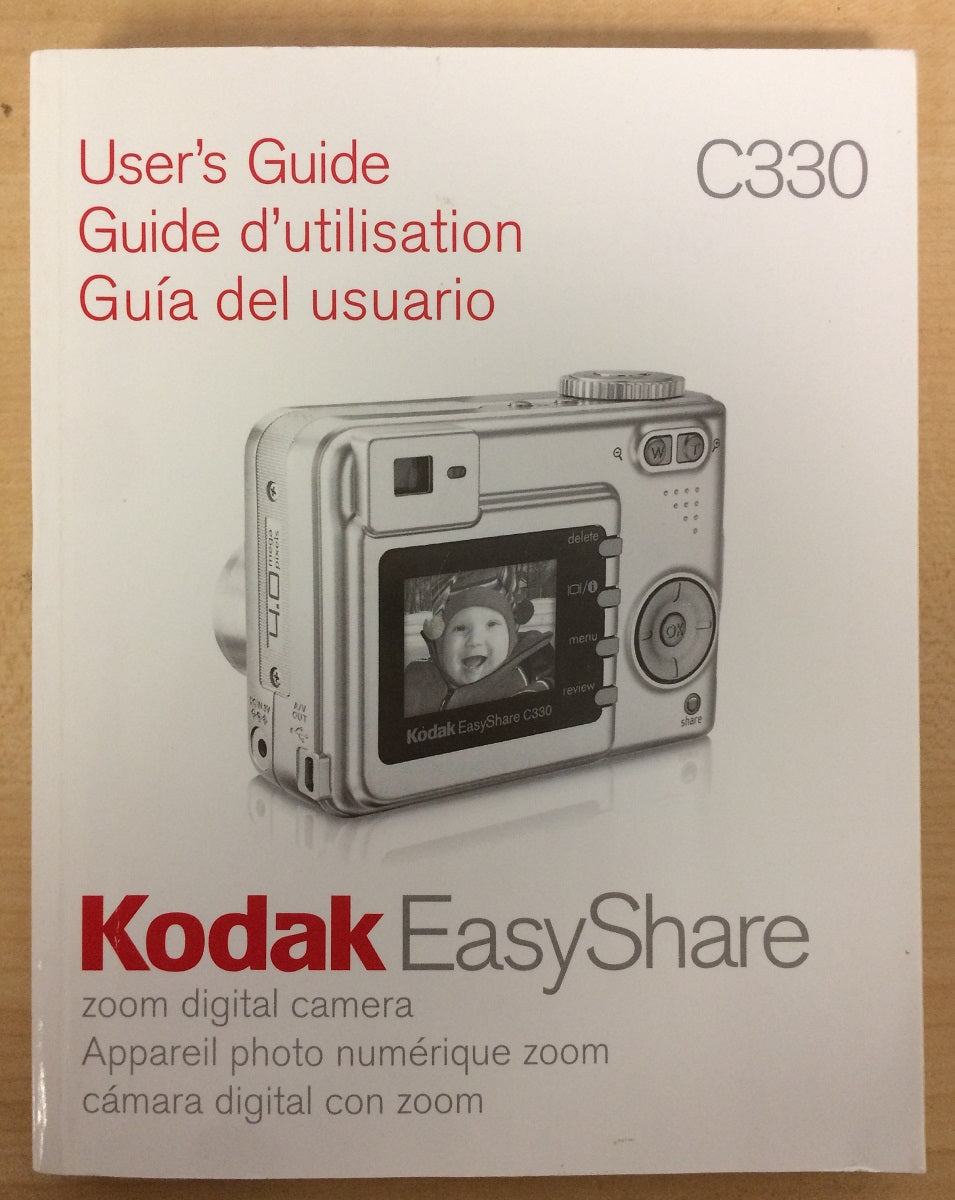 Kodak C330 Digital Camera Manual/User's Guide