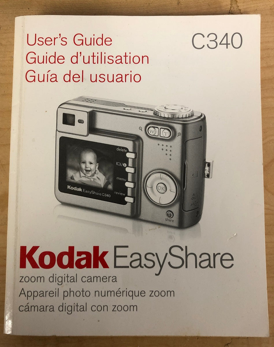 Kodak C340 Digital Camera Manual/User's Guide