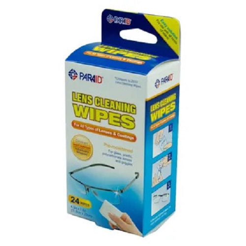 24 Count Pre-Moistened Multi-Purpose Lens Cleaning Wipes