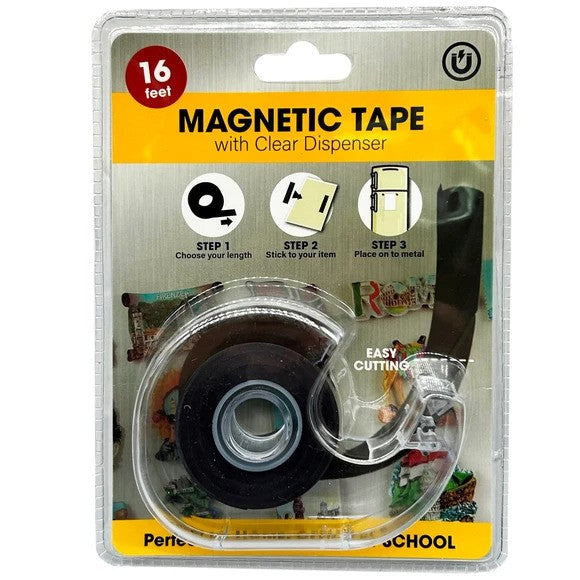 16' Magnetic Tape with Clear Dispenser