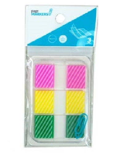 Striped Sticky Page Markers (60 Sheets)