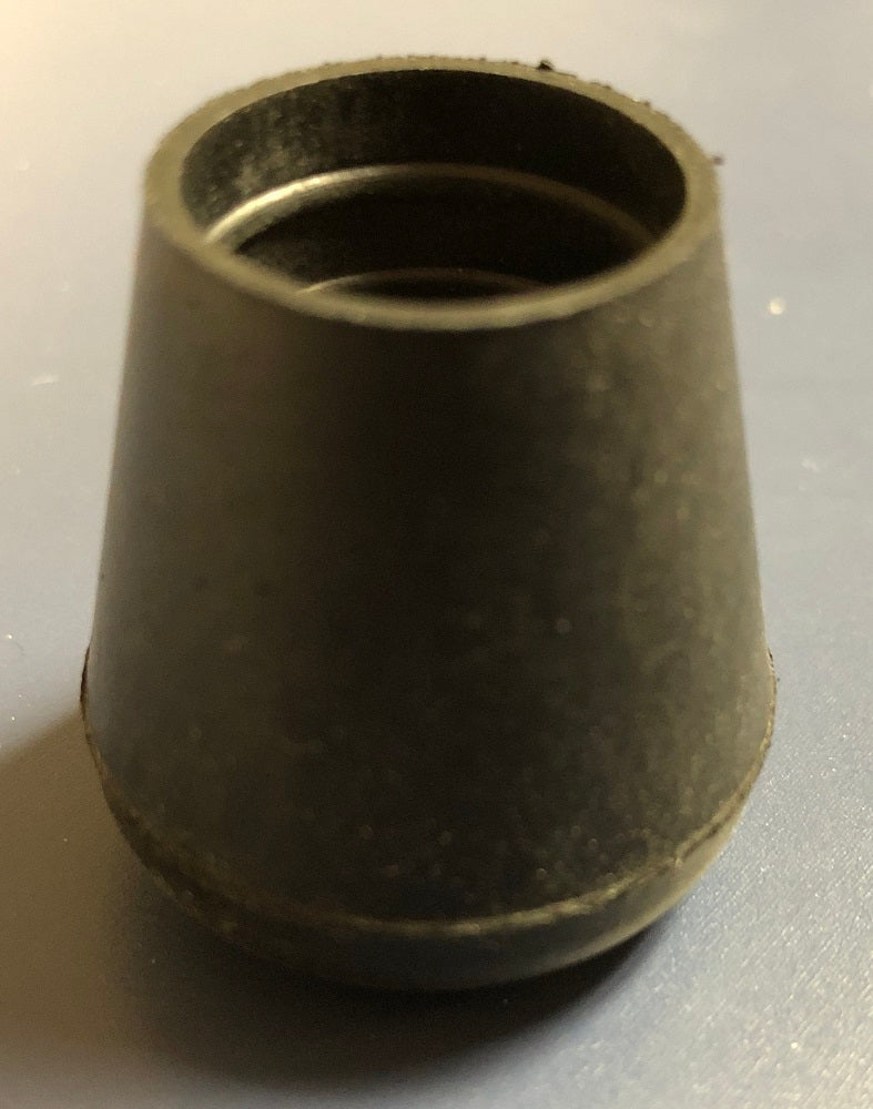 12 Rubber 3/4" Black Chair Tips