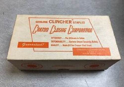 Carton Closing Copper Clad Steel Clincher Staples (2400 ct box)