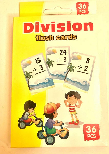 Jumbo Flash Cards (division)