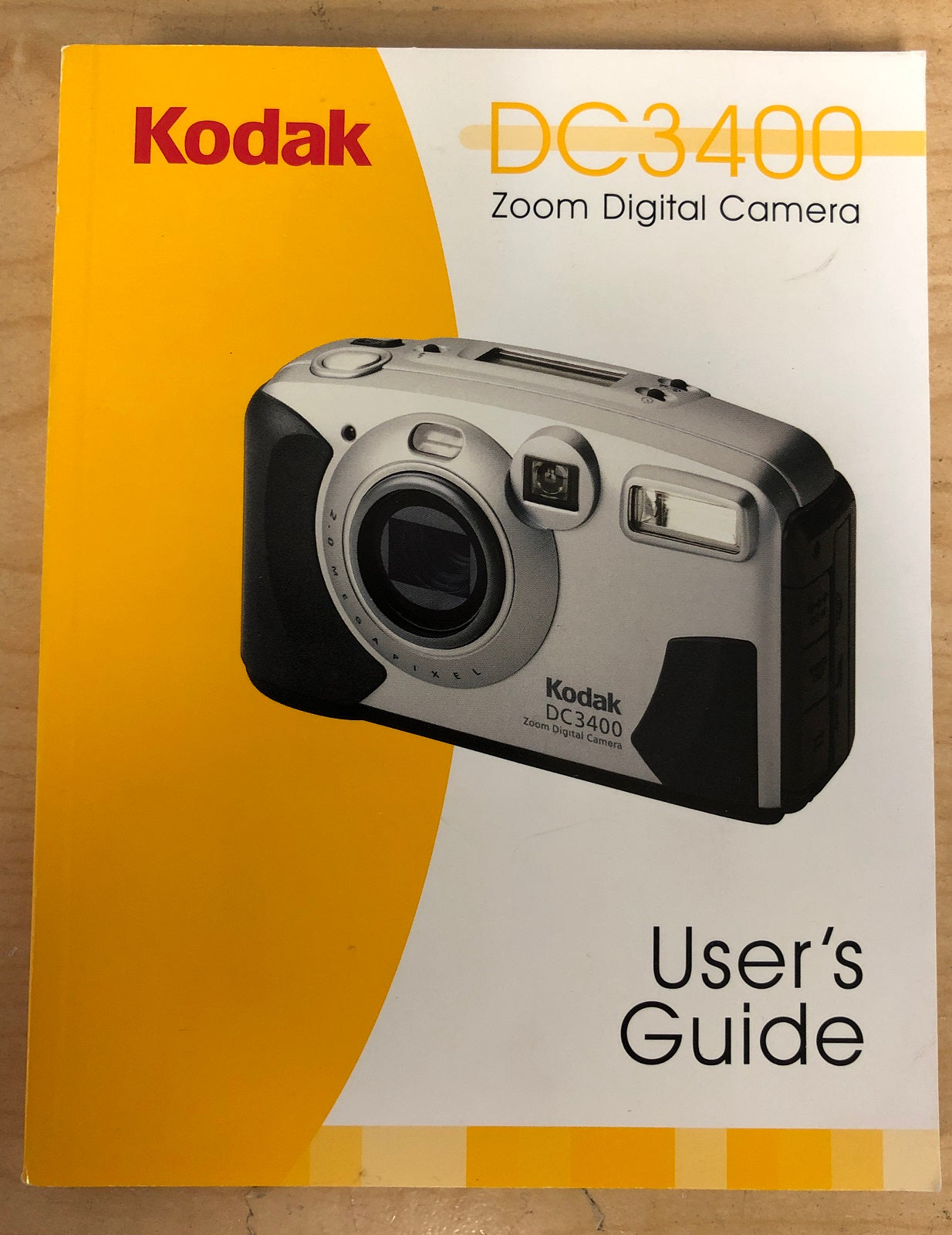 Kodak DC3400 Digital Camera Manual/User's Guide