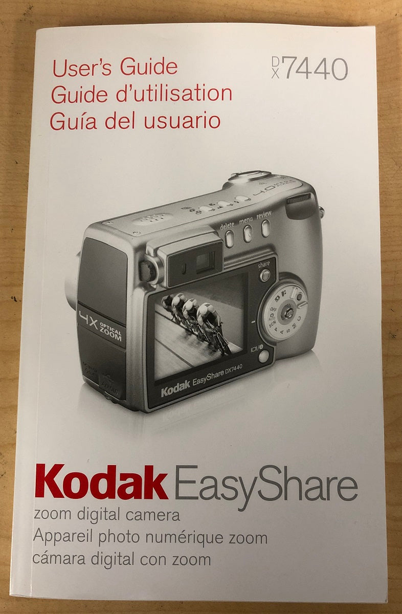 Kodak DX7440 Digital Camera Manual/User's Guide