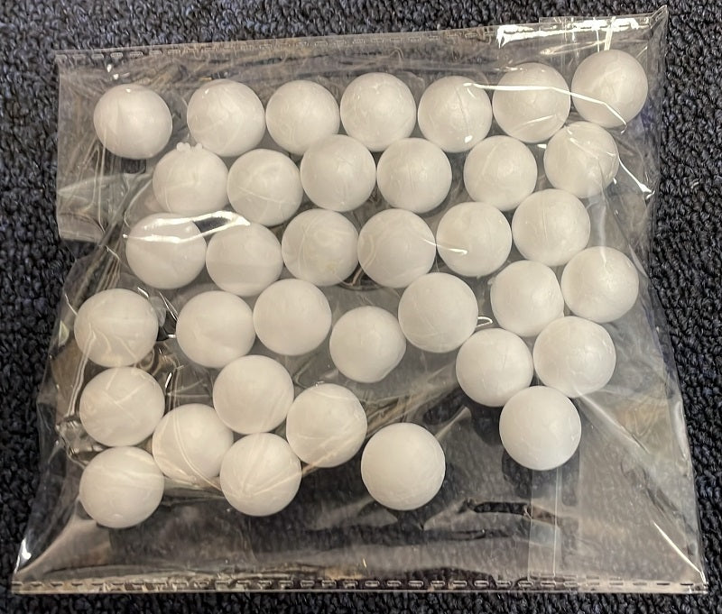 36 Pack 3/4" Foam Craft Balls