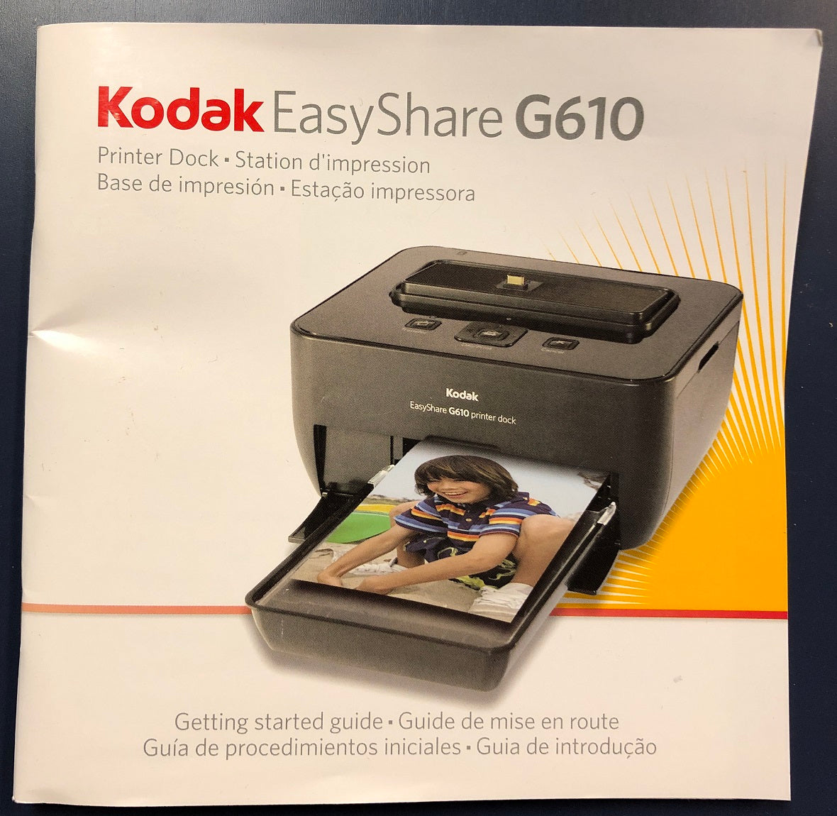 Kodak Easyshare G610 Printer Manual/User's Guide