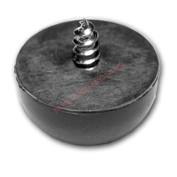 4 Screw-On 7/8" Rubber Desk Glides/Bumpers