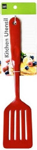 Red Melamine Slotted Turner