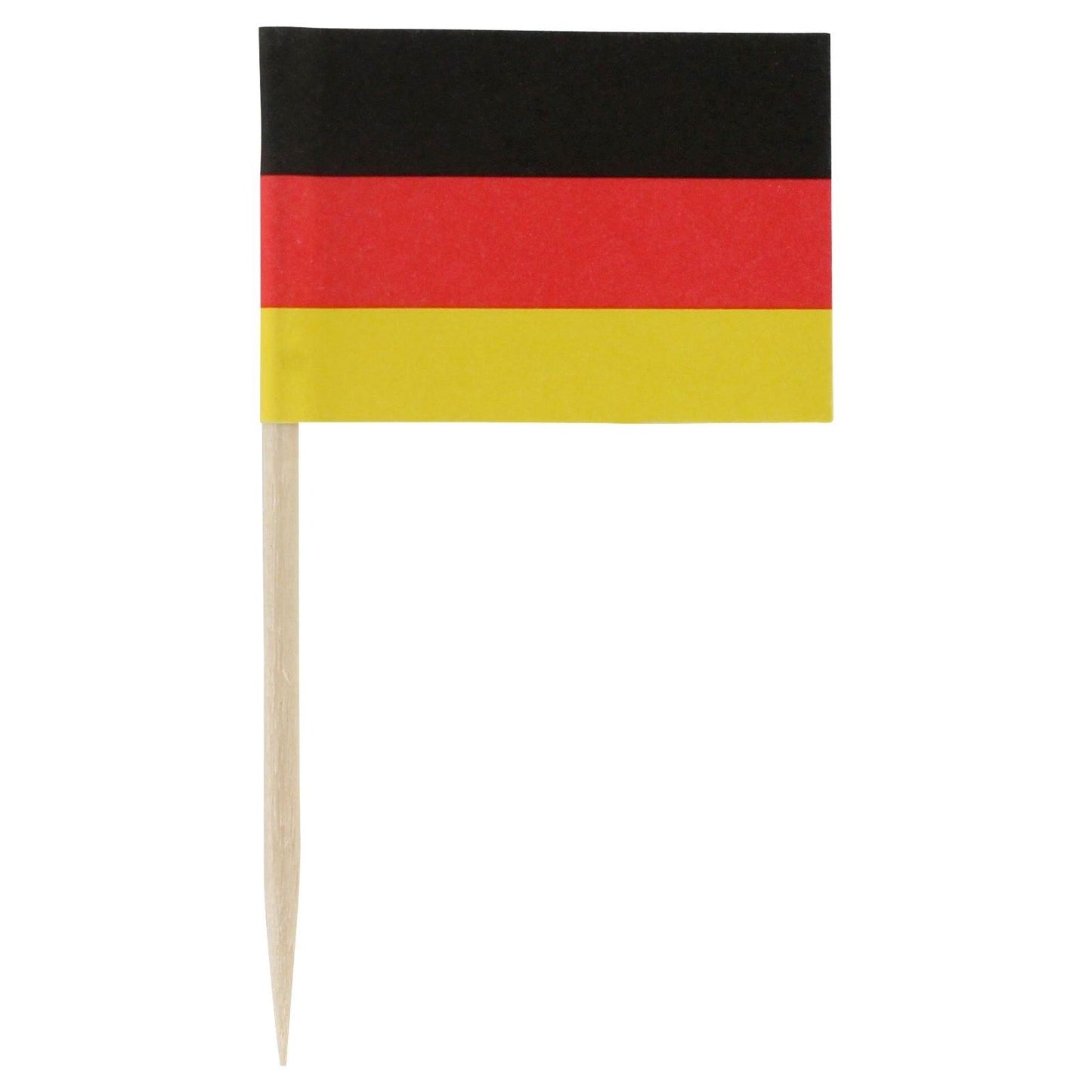 100 German Germany Flag Toothpicks