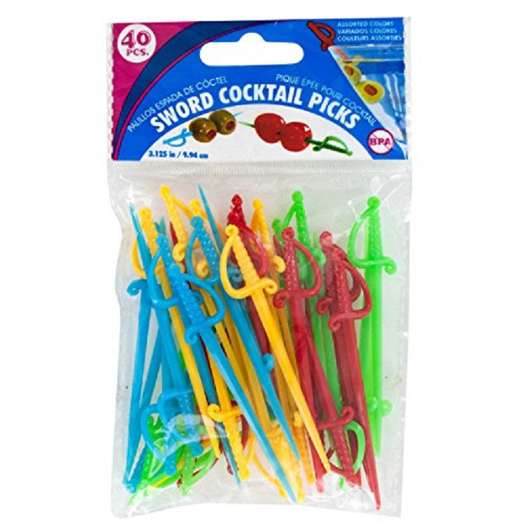 Cocktail 3 1/8" Sword Picks (40/pack)