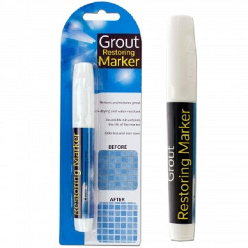 Grout White Odorless Restoring Marker Pen for Tiled Floors and Walls