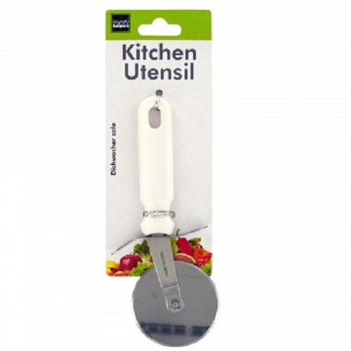 Pizza Cutter with White Handle