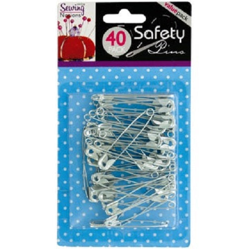 Large #3 Size 2" Safety Pins (pack of 40)