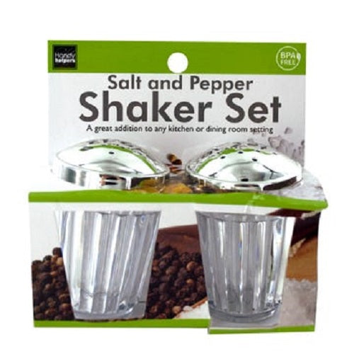 Crystal Look Salt and Pepper Shakers Set