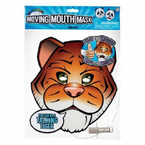 Moving Mouth Animal Mask (Tiger)