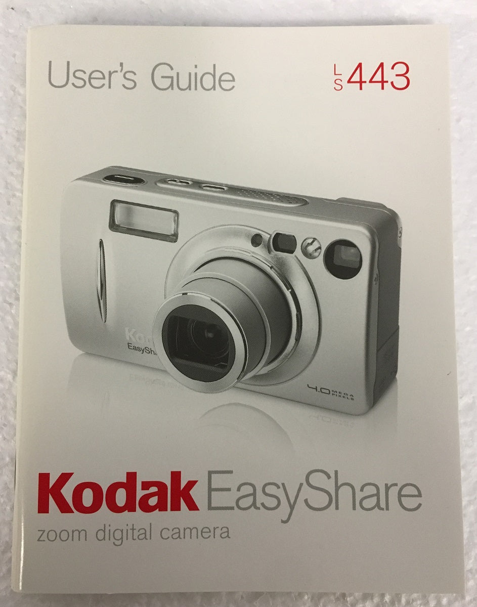 Kodak LS443 Digital Camera Manual/User's Guide