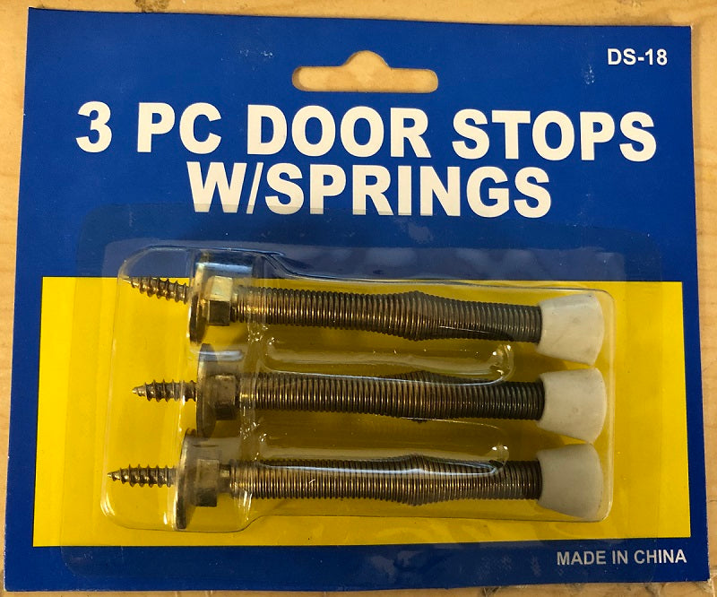 3 Pack 3" Inch Spring Doorstops